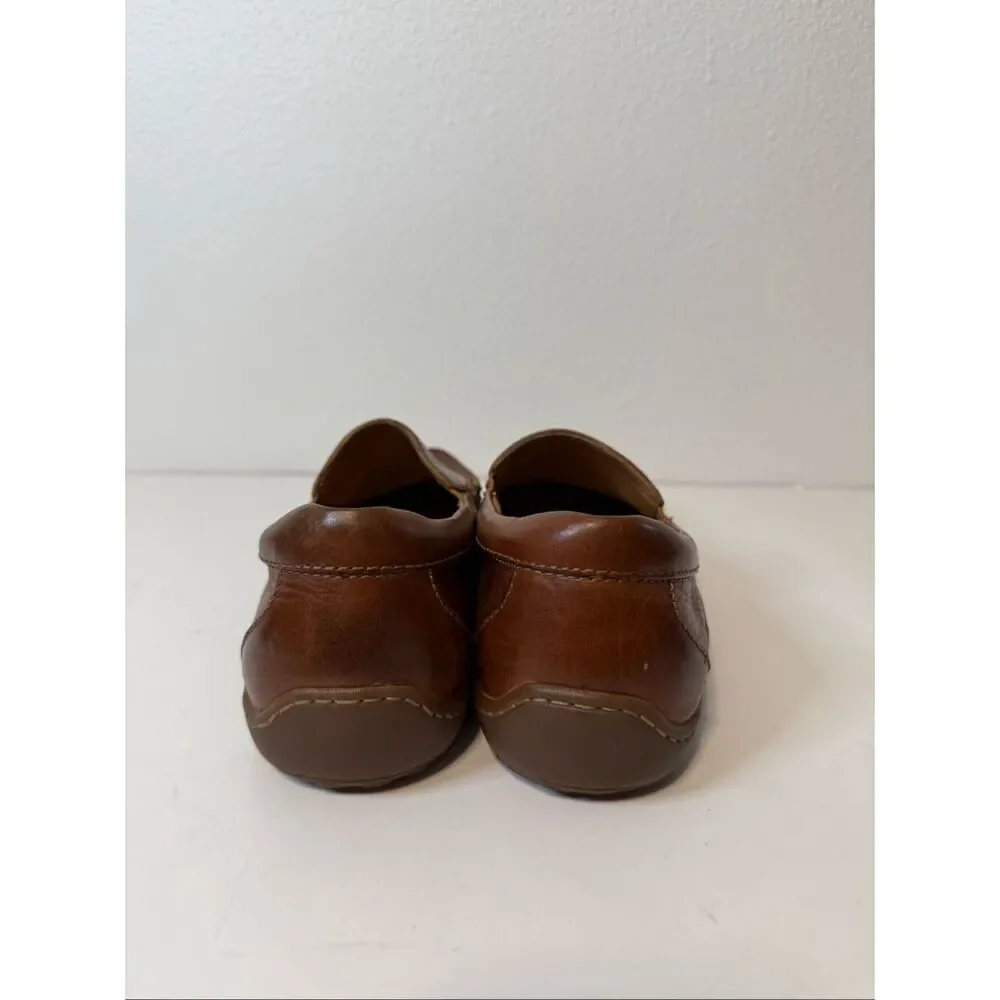 Born Brompton Slip-On Tan Loafers Size 11‎